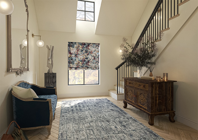 Philippa, Petrol - Roman Blind - Image 6